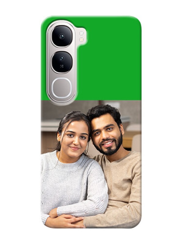 Custom Vivo Y300 5G Personalised mobile covers: Green Pattern Design