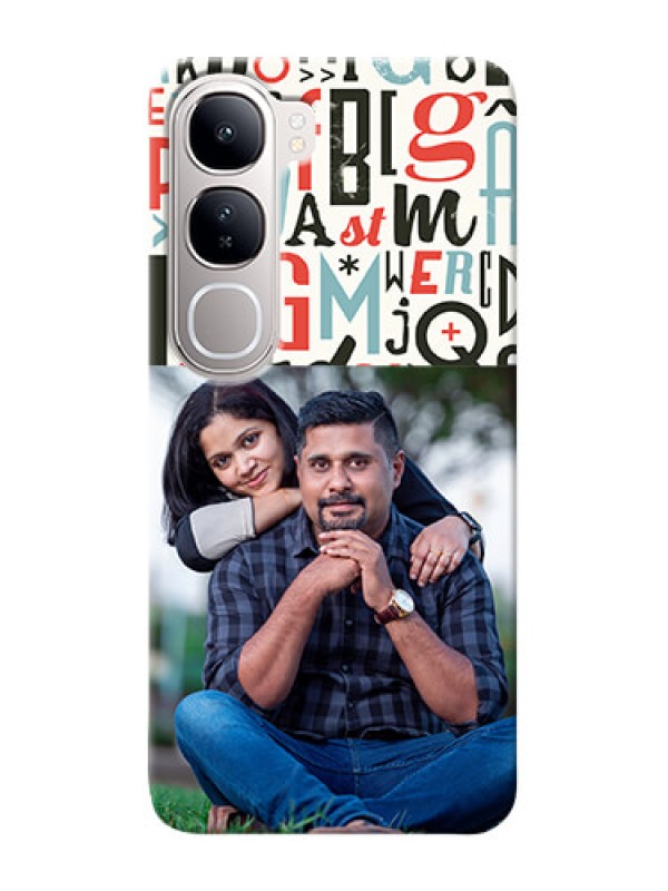 Custom Vivo Y300 5G custom mobile phone covers: Alphabet Design