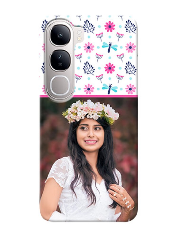 Custom Vivo Y300 5G Mobile Covers: Colorful Flower Design
