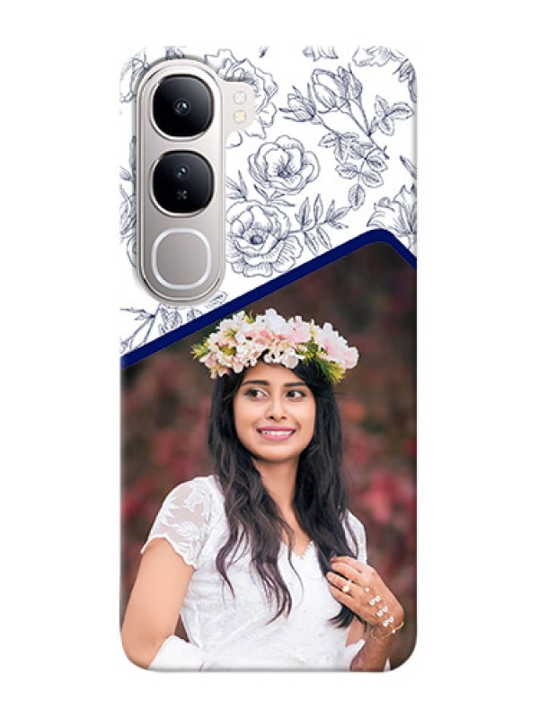 Custom Vivo Y300 5G Phone Cases: Premium Floral Design