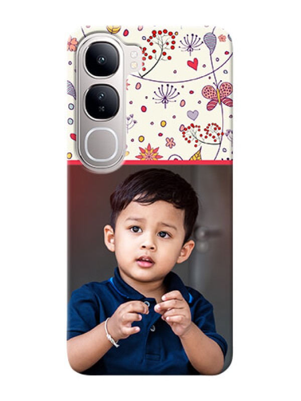 Custom Vivo Y300 5G phone back covers: Premium Floral Design