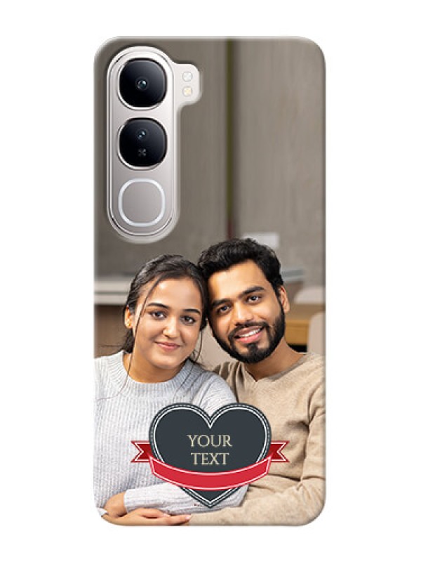 Custom Vivo Y300 5G mobile back covers online: Just Married Couple Design
