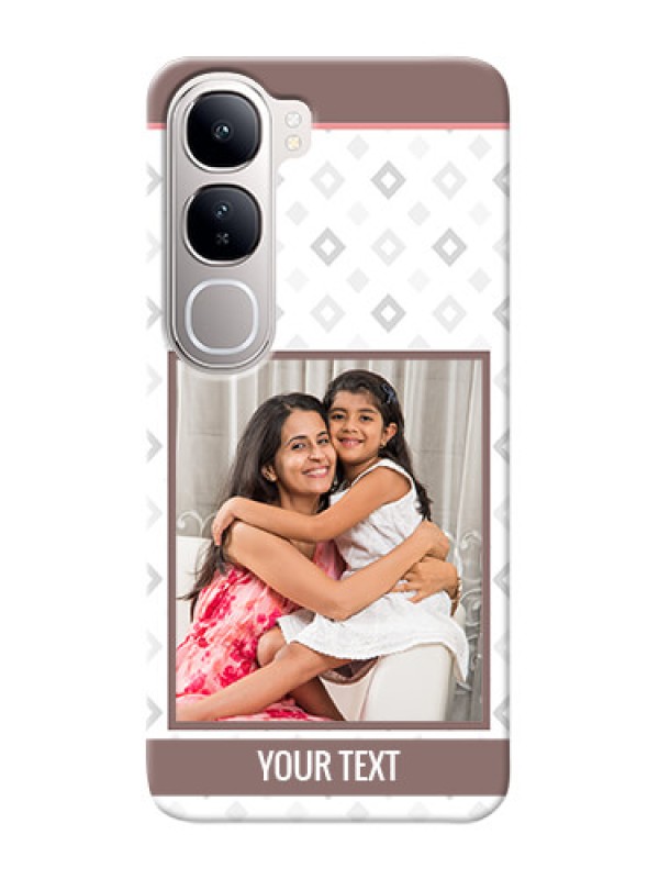 Custom Vivo Y300 5G custom back covers: Simple Diamond Design