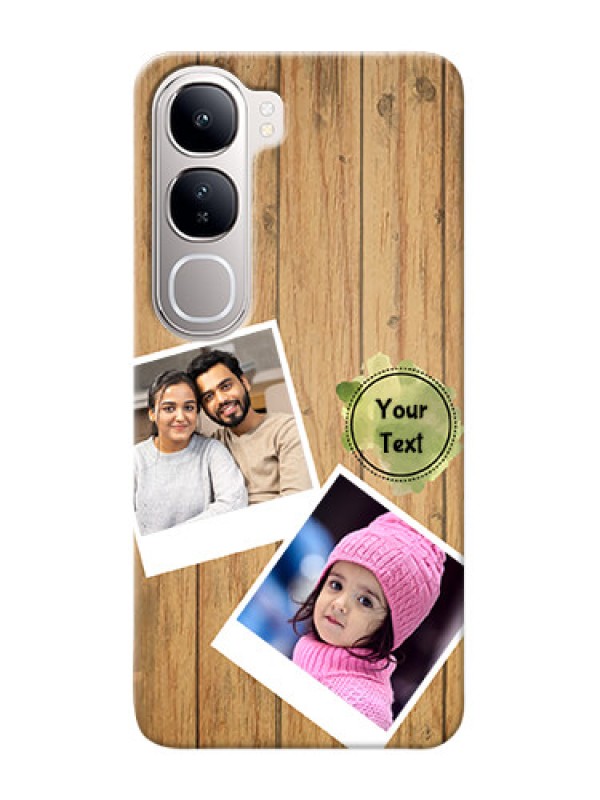 Custom Vivo Y300 5G Custom Mobile Phone Covers: Wooden Texture Design