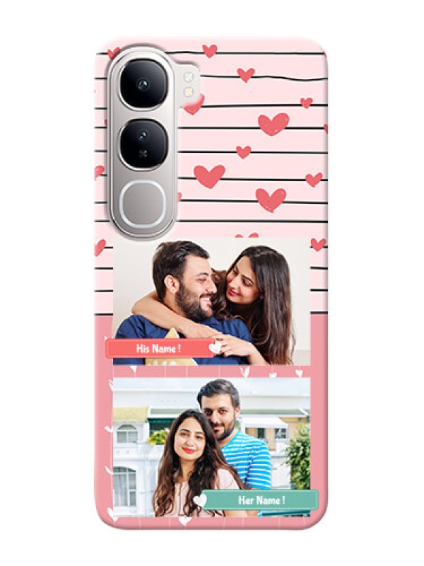 Custom Vivo Y300 5G custom mobile covers: Photo with Heart Design