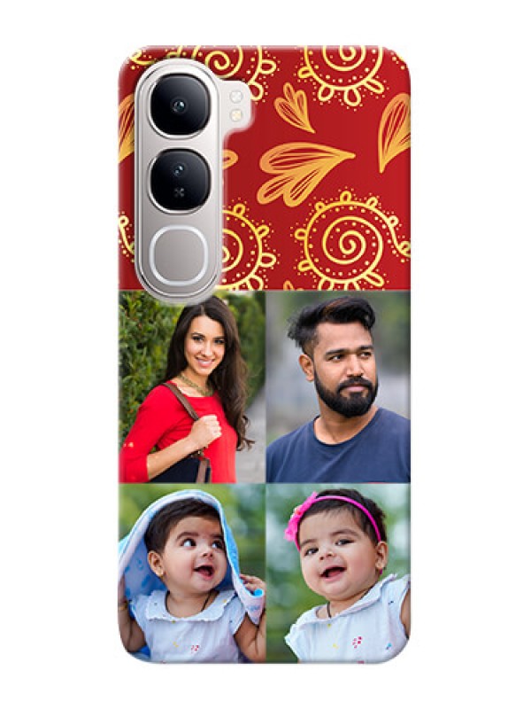 Custom Vivo Y300 5G Mobile Phone Cases: 4 Image Traditional Design