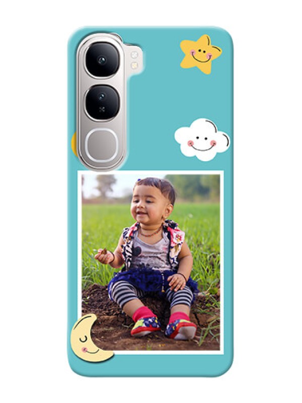 Custom Vivo Y300 5G Personalised Phone Cases: Smiley Kids Stars Design