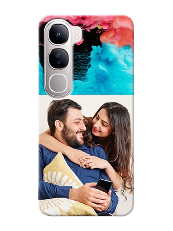 Custom Vivo Y300 5G Mobile Cases: Quote with Acrylic Painting Design