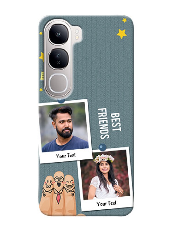 Custom Vivo Y300 5G Mobile Cases: Sticky Frames and Friendship Design