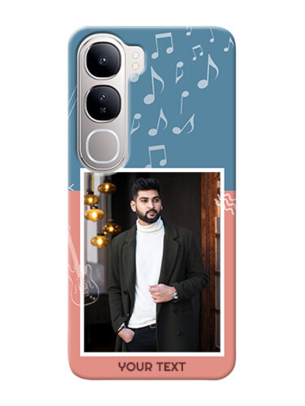 Custom Vivo Y300 5G Phone Back Covers with Color Musical Note Design