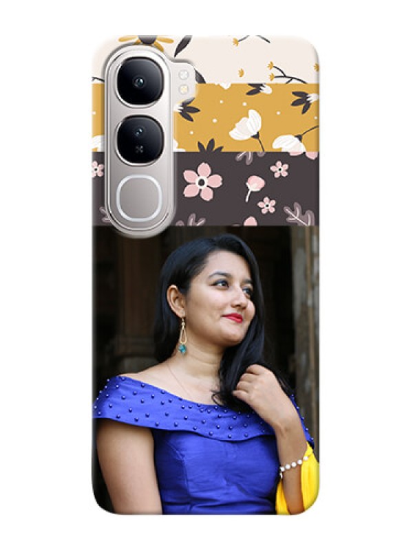 Custom Vivo Y300 5G mobile cases online: Stylish Floral Design