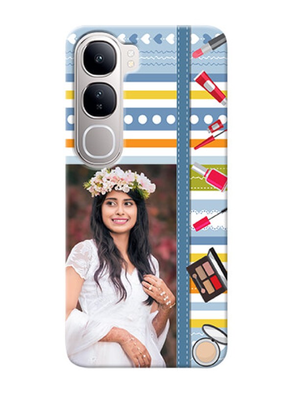 Custom Vivo Y300 5G Personalized Mobile Cases: Makeup Icons Design