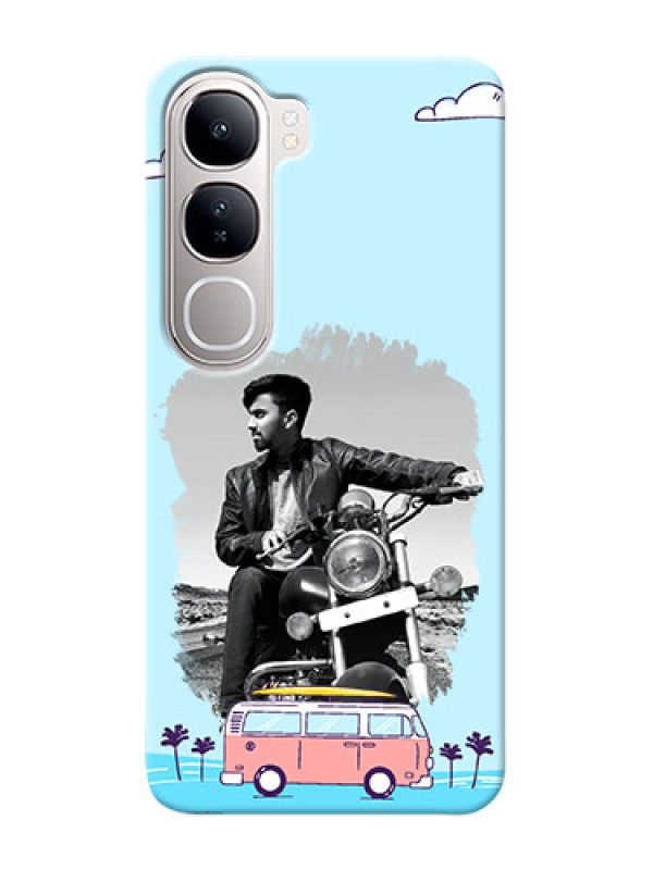 Custom Vivo Y300 5G Mobile Covers Online: Travel And Adventure Design