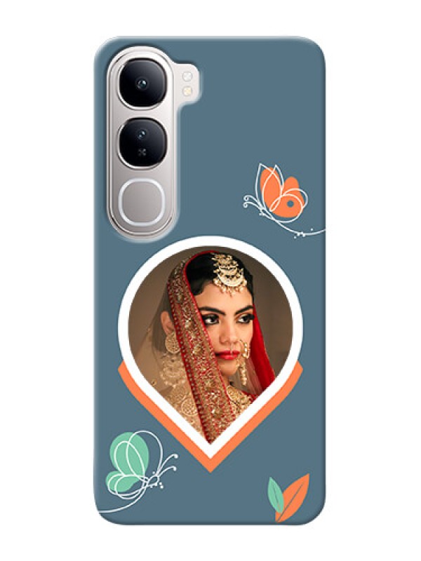 Custom Vivo Y300 5G Custom Mobile Case with Droplet Butterflies Design