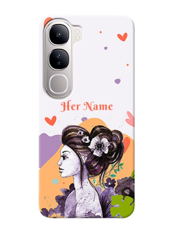 Custom Vivo Y300 5G Personalized Phone Case with Woman And Nature Design