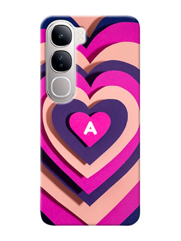 Custom Vivo Y300 5G Custom Mobile Case with Cute Heart Pattern Design