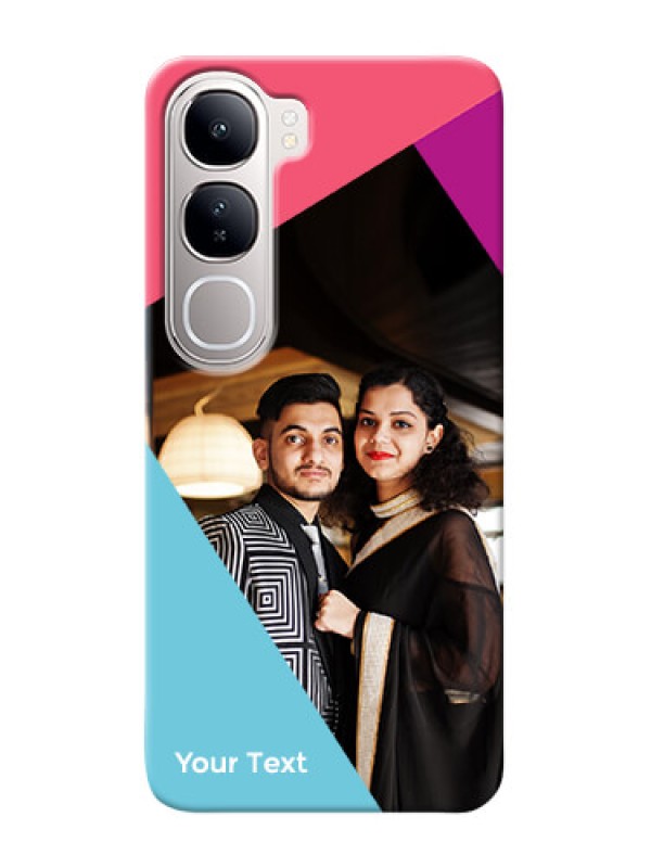 Custom Vivo Y300 5G Custom Mobile Case with Stacked Triple colour Design