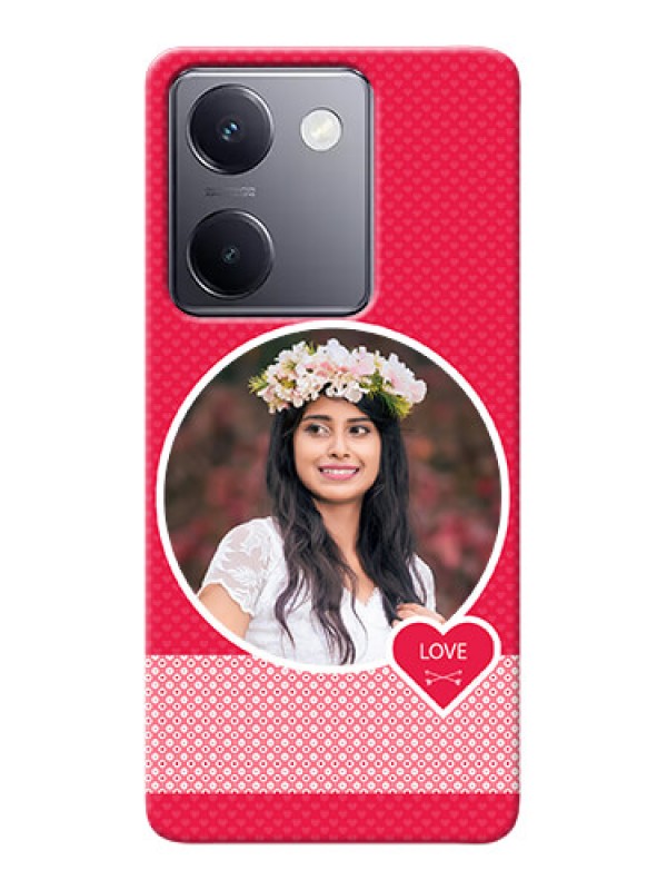 Custom Vivo Y300 Plus 5G Mobile Covers Online: Pink Pattern Design