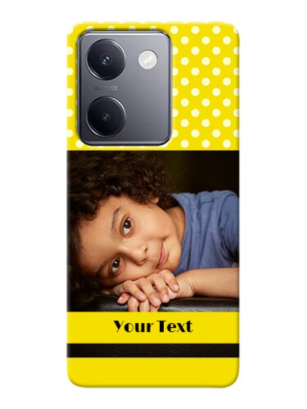 Custom Vivo Y300 Plus 5G Custom Mobile Covers: Bright Yellow Case Design