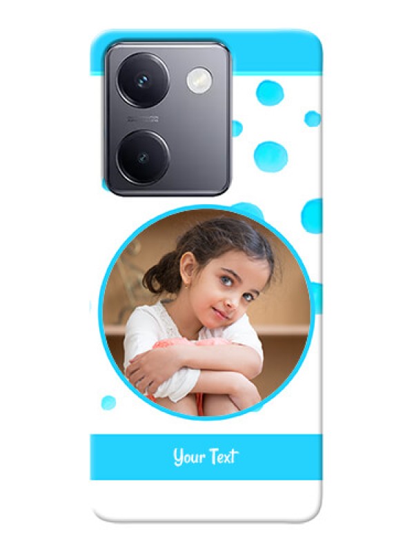 Custom Vivo Y300 Plus 5G Custom Phone Covers: Blue Bubbles Pattern Design