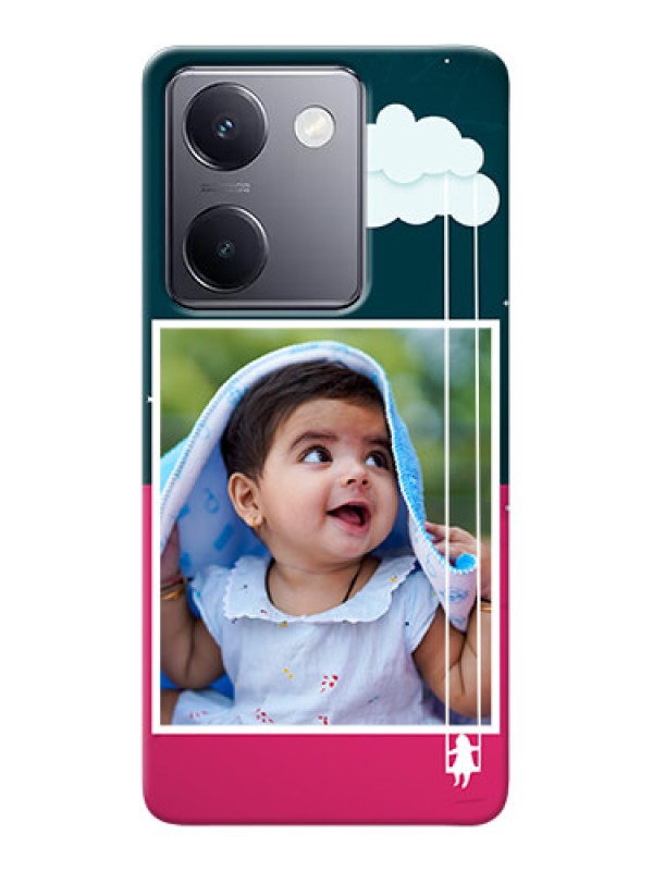 Custom Vivo Y300 Plus 5G custom phone covers: Cute Girl with Cloud Design