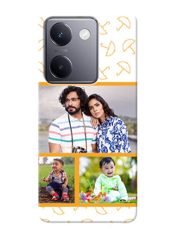 Custom Vivo Y300 Plus 5G Personalised Phone Cases: Yellow Pattern Design