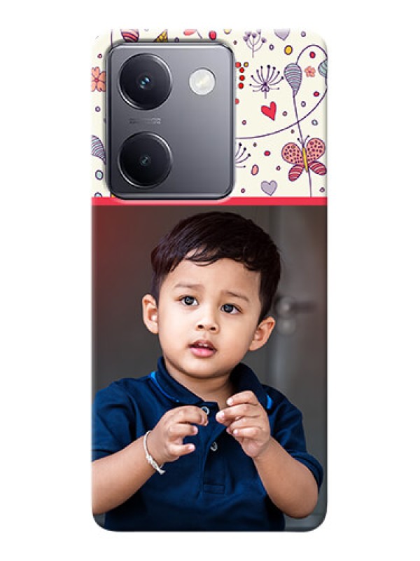 Custom Vivo Y300 Plus 5G phone back covers: Premium Floral Design