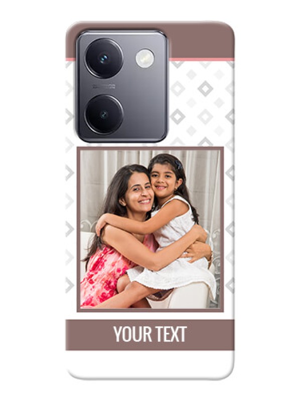 Custom Vivo Y300 Plus 5G custom back covers: Simple Diamond Design