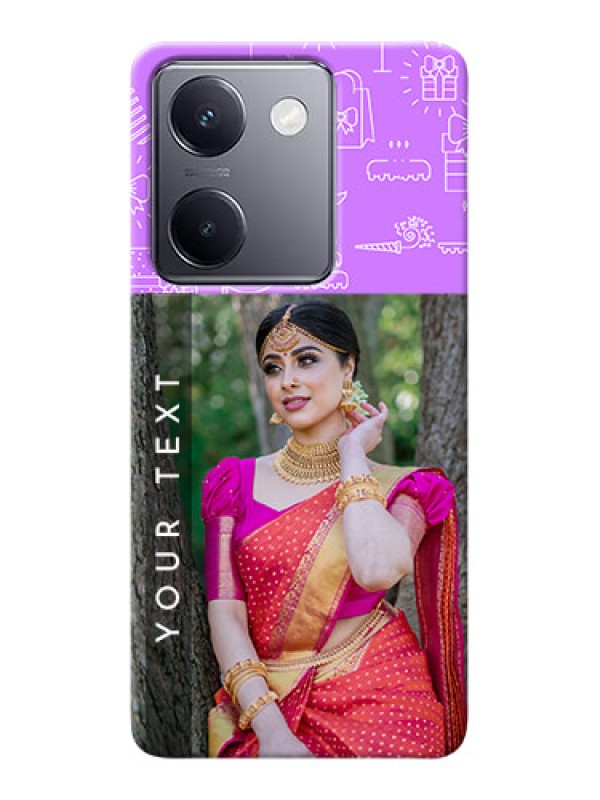 Custom Vivo Y300 Plus 5G Personalized Phone Cases: Birthday Icons Design