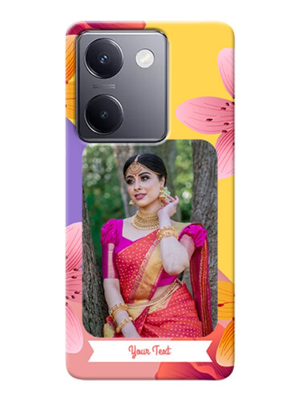 Custom Vivo Y300 Plus 5G Mobile Covers: 3 Image With Vintage Floral Design