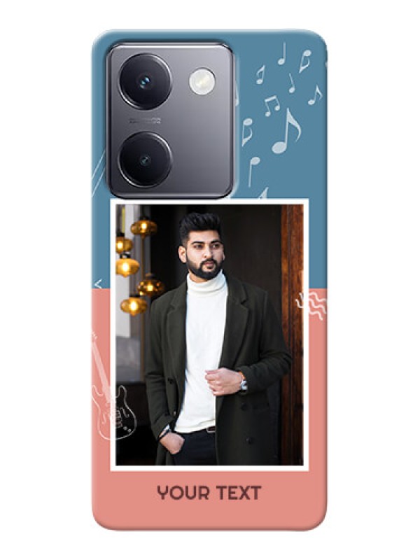 Custom Vivo Y300 Plus 5G Phone Back Covers with Color Musical Note Design