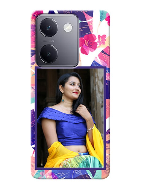 Custom Vivo Y300 Plus 5G Personalised Phone Cases: Abstract Floral Design