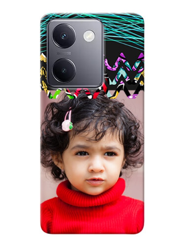 Custom Vivo Y300 Plus 5G personalized phone covers: Neon Abstract Design