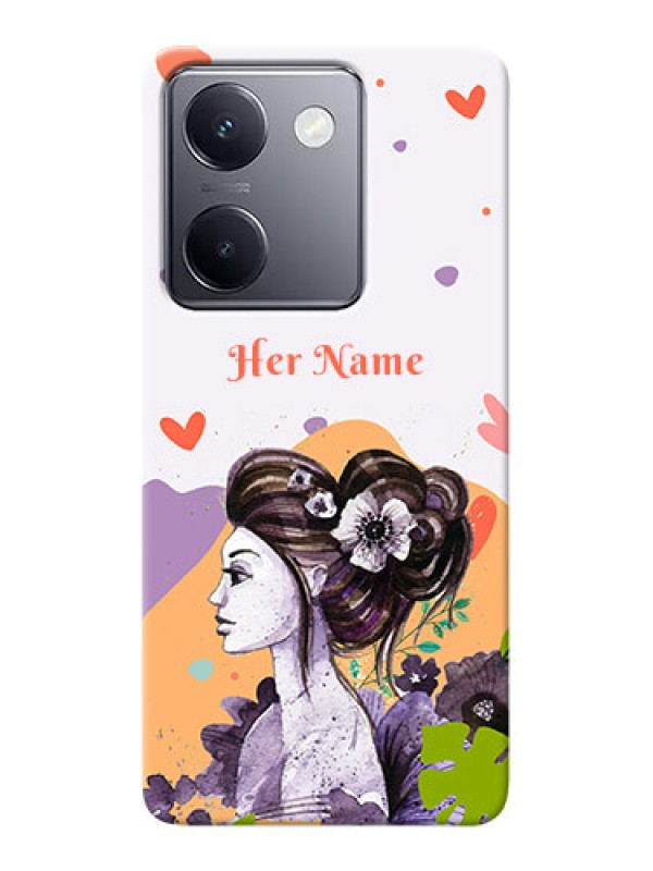Custom Vivo Y300 Plus 5G Personalized Phone Case with Woman And Nature Design