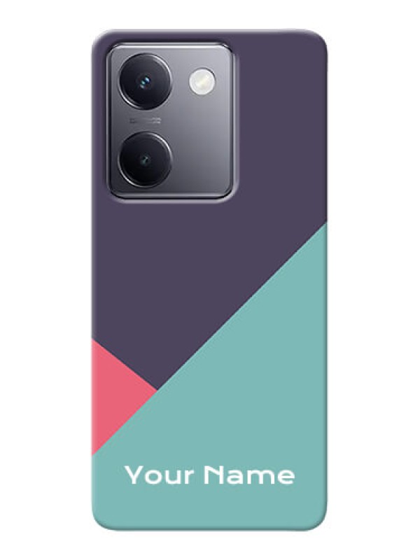 Custom Vivo Y300 Plus 5G Custom Mobile Case with Tri Color abstract Design