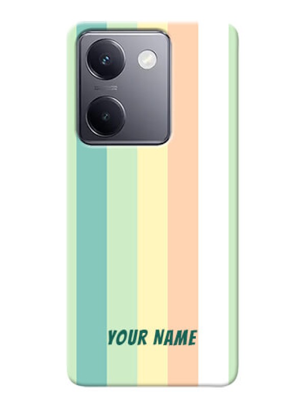Custom Vivo Y300 Plus 5G Photo Printing on Case with Multicolour Stripes Design