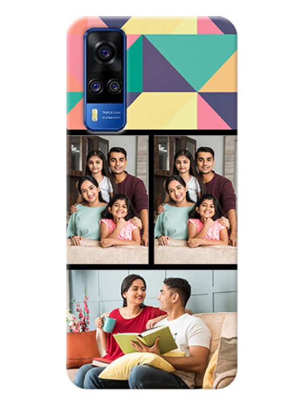 Custom Vivo Y31 personalised phone covers: Bulk Pic Upload Design