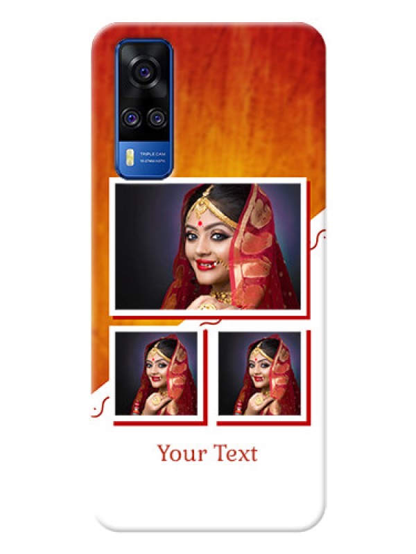 Custom Vivo Y31 Personalised Phone Cases: Wedding Memories Design  