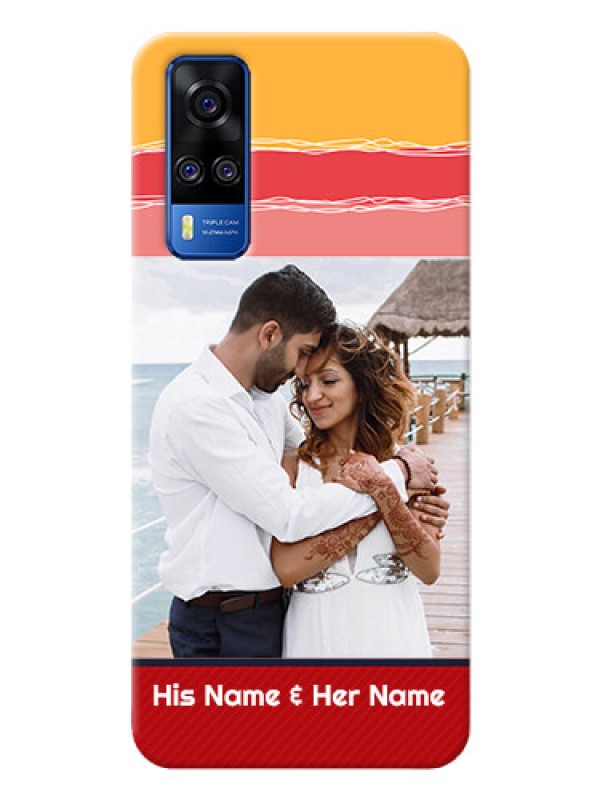 Custom Vivo Y31 custom mobile phone covers: Colorful Case Design