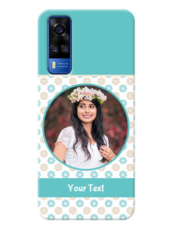 Custom Vivo Y31 Custom Mobile Back Covers: Beautiful Flowers Design