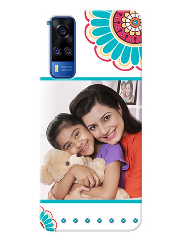 Custom Vivo Y31 custom mobile phone cases: Flower Design