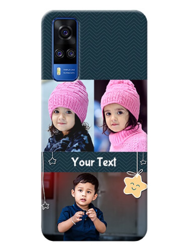 Custom Vivo Y31 Mobile Back Covers Online: Hanging Stars Design
