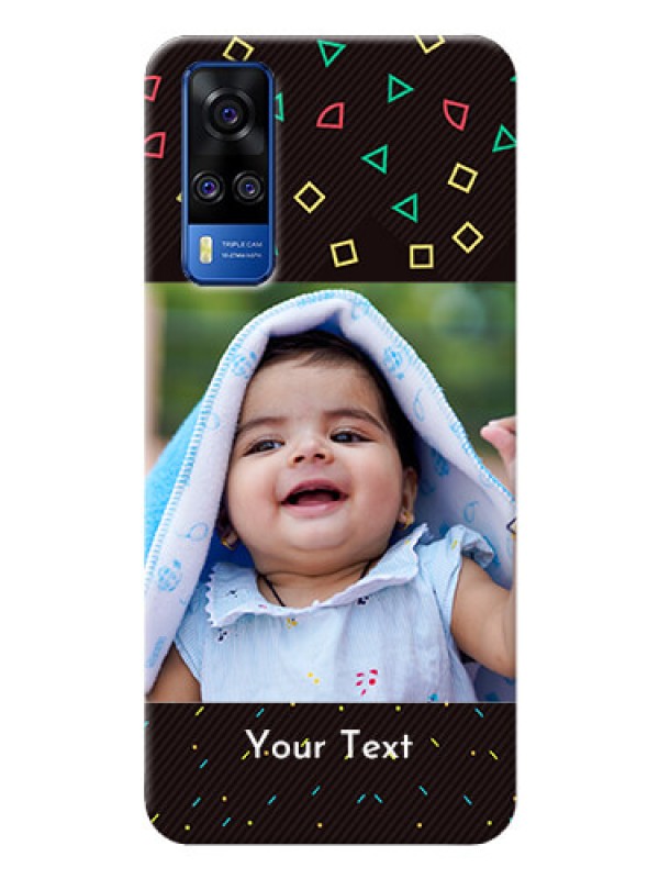 Custom Vivo Y31 custom mobile cases with confetti birthday design