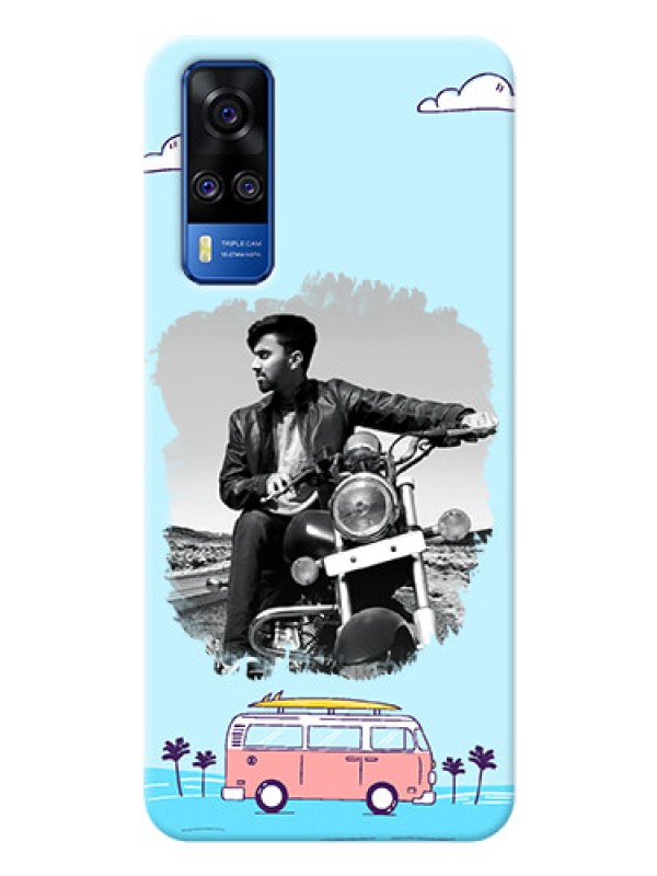 Custom Vivo Y31 Mobile Covers Online: Travel & Adventure Design