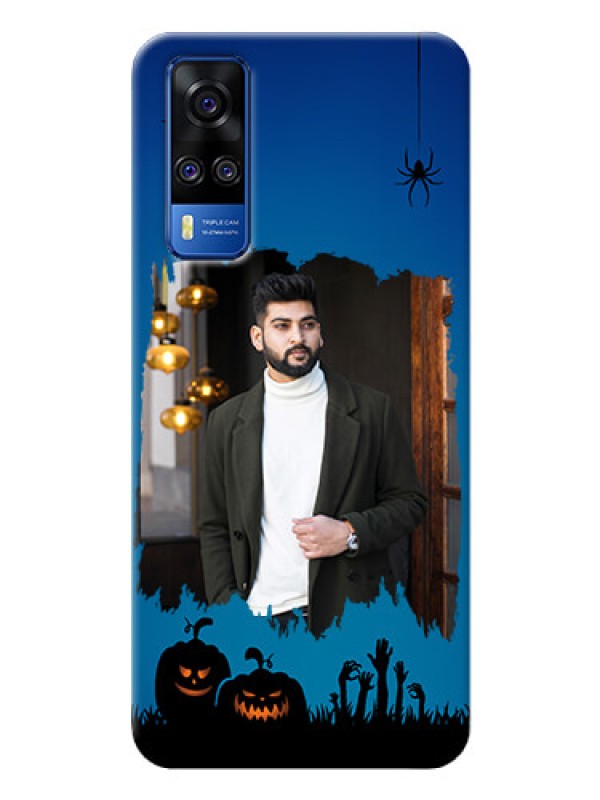 Custom Vivo Y31 mobile cases online with pro Halloween design 