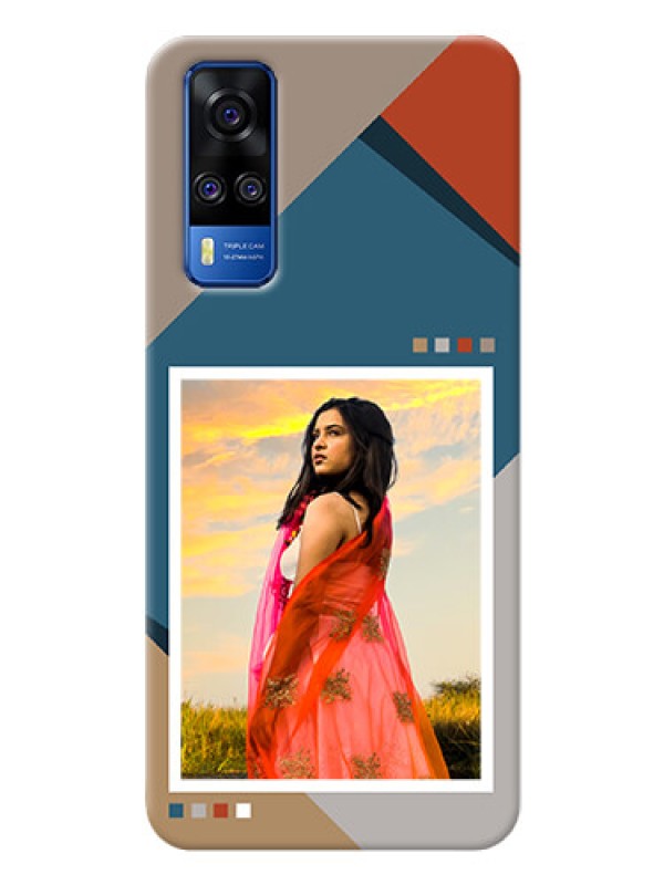 Custom Vivo Y31 Mobile Back Covers: Retro color pallet Design