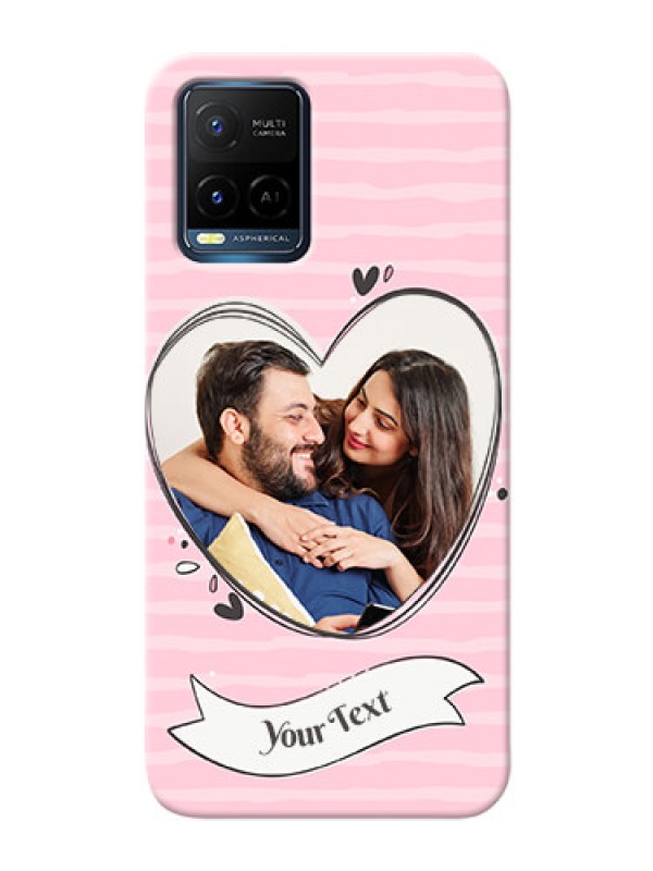 Custom Vivo Y33s custom mobile phone covers: Vintage Heart Design