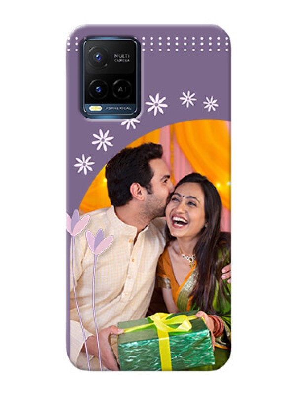 Custom Vivo Y33T Phone covers for girls: lavender flowers design 