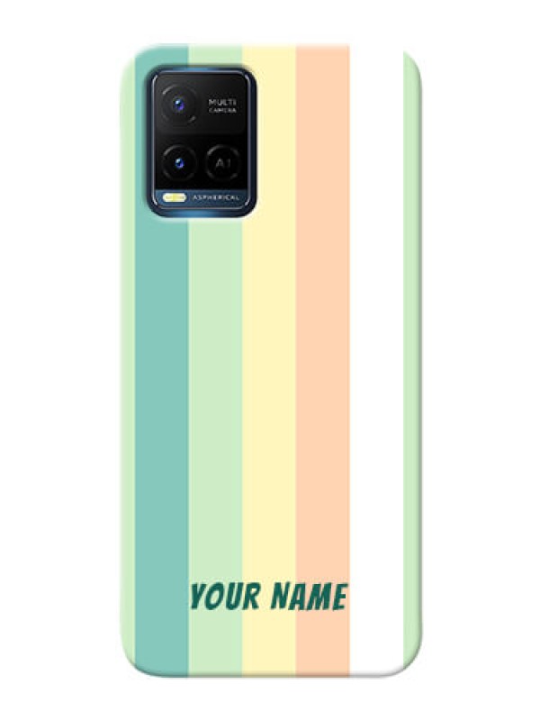 Custom Vivo Y33T Back Covers: Multi-colour Stripes Design