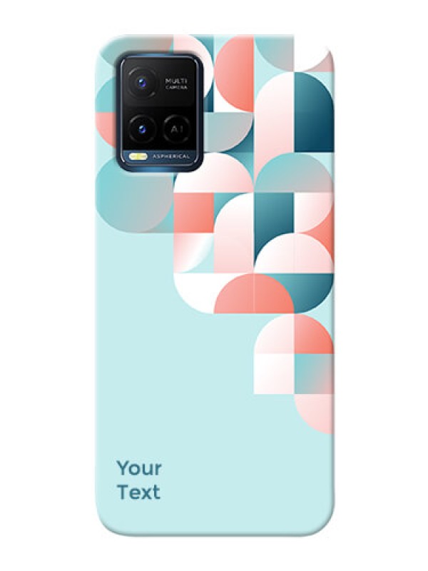 Custom Vivo Y33T Back Covers: Stylish Semi-circle Pattern Design